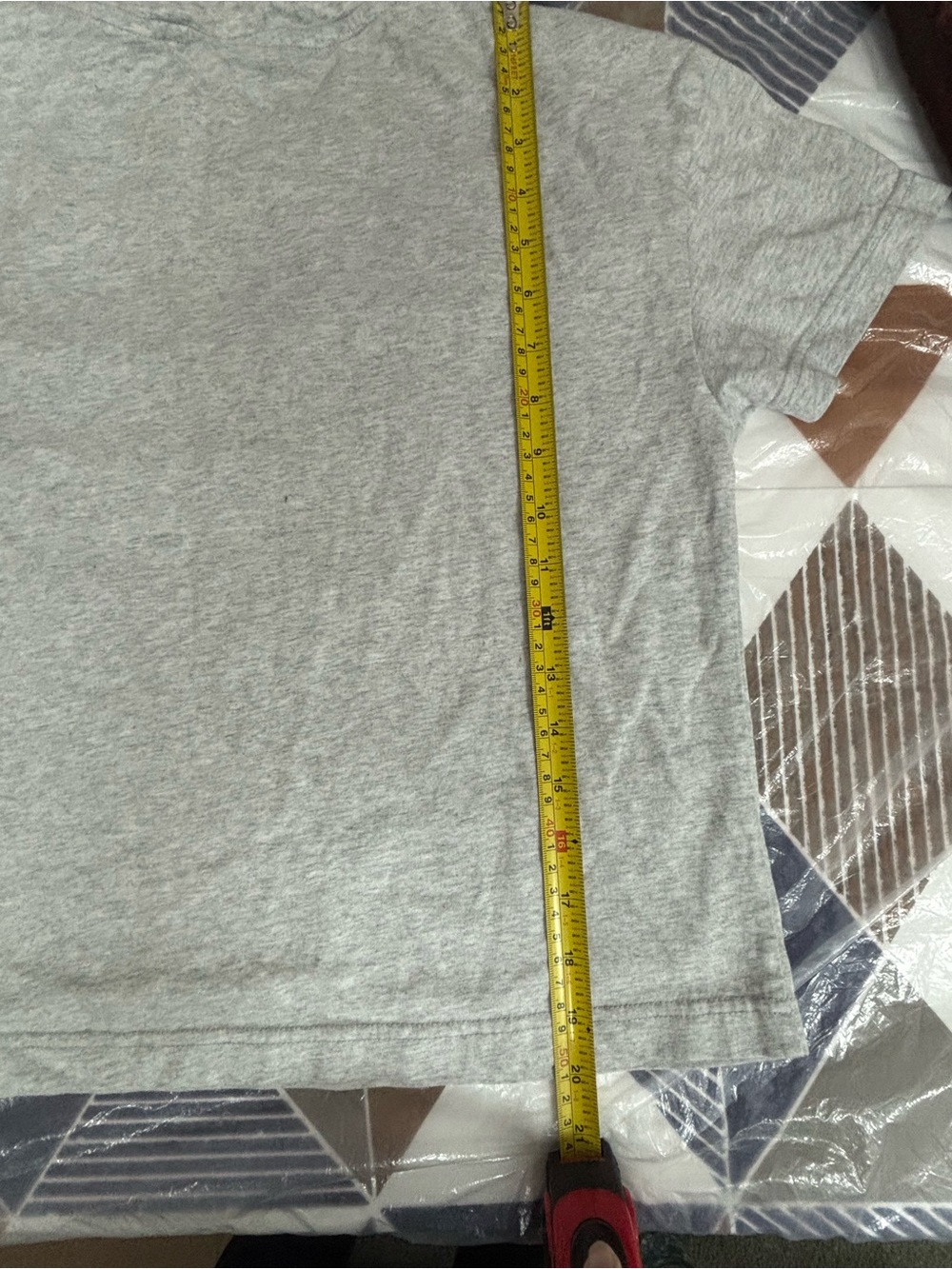 Scotch & Soda Light Gray Tee with Navy Print - Picture 6 of 7